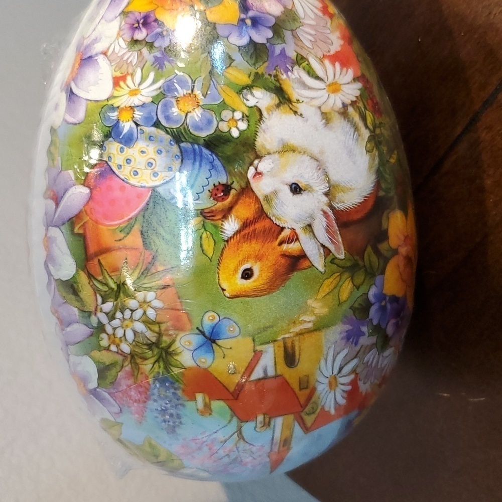 🍒 VINTAGE GERMAN PAPER EGG - Picture 7 of 14